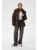 Kaffe Winterjacke in Dunkelbraun