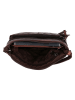 HIDE & STITCHES Leren schoudertas bruin - (B)23 x (H)17 x (D)3,5 cm
