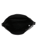 HIDE & STITCHES Leren schoudertas zwart - (B)26,5 x (H)16 x (D)6,5 cm