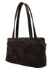 HIDE & STITCHES Leren schoudertas bruin - (B)36 x (H)15 x (D)8 cm