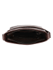 HIDE & STITCHES Leren schoudertas bruin - (B)23 x (H)24 x (D)6 cm