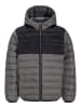 JACK & JONES Junior Kurtka pikowana "Bradley" w kolorze szarym