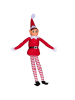 Hollybell Lalka "Christmas Elf" w kolorze czerwono-białym - dł. 40 cm