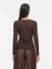 Vila Bluse in Braun