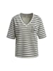 Milano Italy Shirt in Beige/ Schwarz
