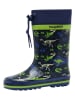 Kangaroos Gummistiefel "K-Rain" in Dunkelblau/ Grün