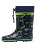 Kangaroos Gummistiefel "K-Rain" in Dunkelblau/ Grün