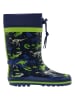 Kangaroos Gummistiefel "K-Rain" in Dunkelblau/ Grün
