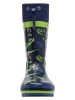 Kangaroos Gummistiefel "K-Rain" in Dunkelblau/ Grün