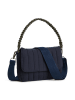 Pieces Handtas "Oline" donkerblauw - (B)22 x (H)16,5 x (D)5 cm