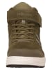 Trollkids Leder-Sneakers "Grimstad" in Khaki