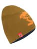 Trollkids Wende-Beanie "Troll" in Khaki/ Dunkelblau