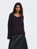 JDY Pullover in Aubergine