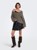JDY Pullover in Taupe