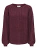 JDY Pullover in Bordeaux