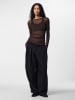 Pieces Longsleeve in Braun