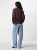 Pieces Sweatshirt in Braun