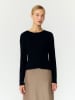 YAS Sweter w kolorze czarnym