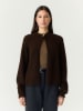 YAS Cardigan in Dunkelbraun