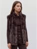 Vero Moda Teddyweste in Dunkelbraun