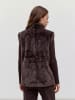 Vero Moda Teddyweste in Dunkelbraun