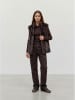 Vero Moda Teddyweste in Dunkelbraun