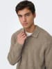 ONLY & SONS Pullover "Dale" in Taupe