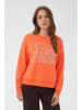 Kaffe Sweatshirt in Orange