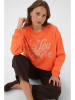 Kaffe Sweatshirt in Orange