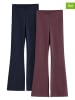 COOL CLUB 2er-Set: Schlagleggings in Lila/ Dunkelblau