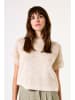 Garcia Pullover in Creme/ Camel