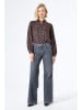 Garcia Blouse bruin/zwart