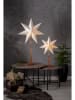 STAR Trading Standleuchte "Karo Mini" in Beige - (B)43 x (H)70 cm