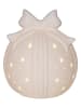 STAR Trading Figurka dekoracyjna LED "Rozy" w kolorze białym - wys. 14 x Ø 12 cm