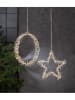 STAR Trading Wieniec LED "Bonfire" w kolorze białym - Ø 37 cm
