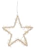 STAR Trading Dekoracyjna lampa LED "Bonfire" w kolorze białym - Ø 37 cm