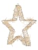 STAR Trading Dekoracyjna lampa LED "Bonfire" w kolorze białym - Ø 37 cm