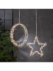 STAR Trading Led-decolamp "Bonfire" wit - Ø 37 cm