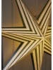 STAR Trading Gwiazda papierowa "Stripe" w kolorze biało-zielonym - Ø 60 cm