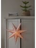 STAR Trading Papieren ster "Stripe" wit/rood - Ø 60 cm