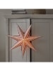 STAR Trading Papieren ster "Stripe" wit/rood - Ø 60 cm