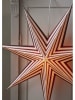 STAR Trading Papieren ster "Stripe" wit/rood - Ø 60 cm