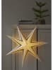 STAR Trading Papieren ster "Stripe" wit/groen - Ø 80 cm