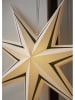 STAR Trading Papieren ster "Stripe" wit/groen - Ø 80 cm