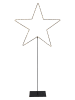 STAR Trading Led-staandester "Mira" zwart - (B)50 x (H)100 cm
