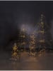 STAR Trading Dekoracyjna lampa LED "Foldy" w kolorze czarnym - wys. 90 cm
