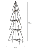 STAR Trading Led-decolamp "Foldy" zwart - (H)90 cm