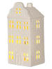 STAR Trading 3er-Set: LED-Dekofiguren "Vinter" in Weiß - (B)7 x (H)15 cm