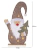 STAR Trading Led-decoratieobject "Fabbe" beige - (B)17,5 x (H)30 cm