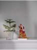 STAR Trading LED-Dekobjekt "Dogge" in Braun - (B)24,5 x (H)33,5 cm